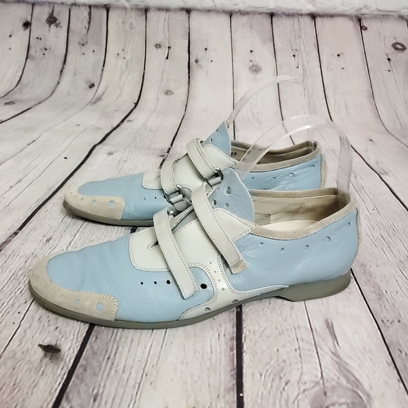 Prada Shoes - Prada Sport Sky Blue Two Tone Sneakers Loafer
